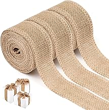 15 Metres of 4 cm Wide Burlap Ribbon, Vintage Jute for Crafts, Soft, Vintage Gift, Packaging, Wedding Decoration