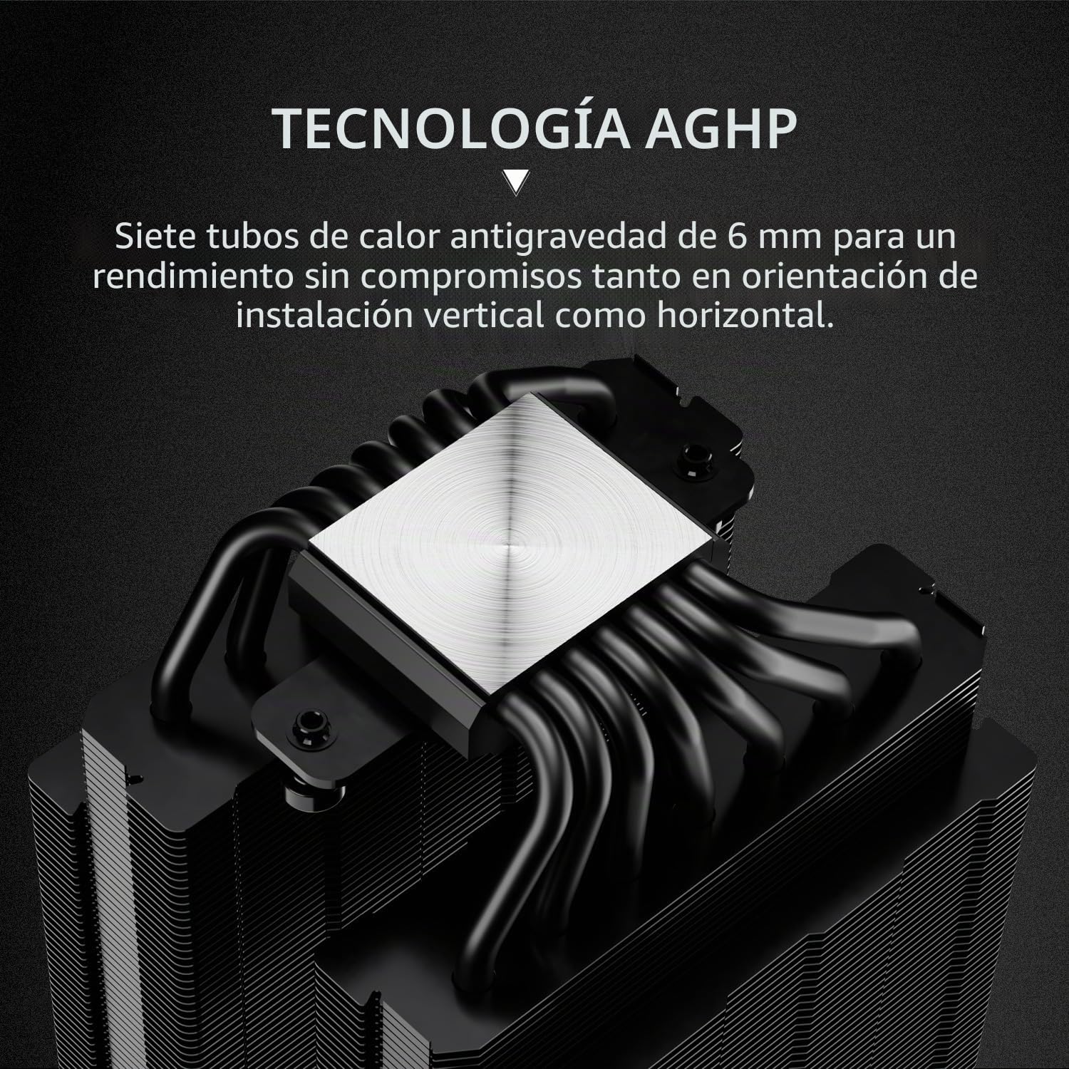 Thermalright Phantom Spirit 120 Digital EVO - Enfriador de aire para CPU (7 tubos de calor, doble ventilador PWM de 120 mm, cubierta superior para AM4/AM5/Intel LGA1700/1851/1150/1151/1200