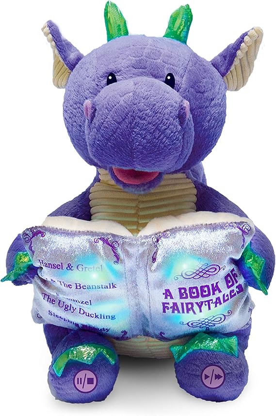 Cuddle Barn Dalton The Storytelling Dragon 12" Animated