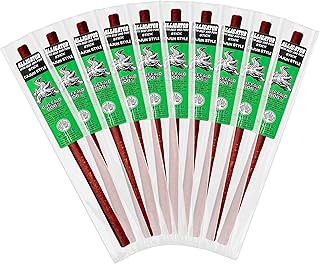 Buffalo Bob's Wild Game Meat Snack Stick - Alligator Cajun Stick 10 Pack