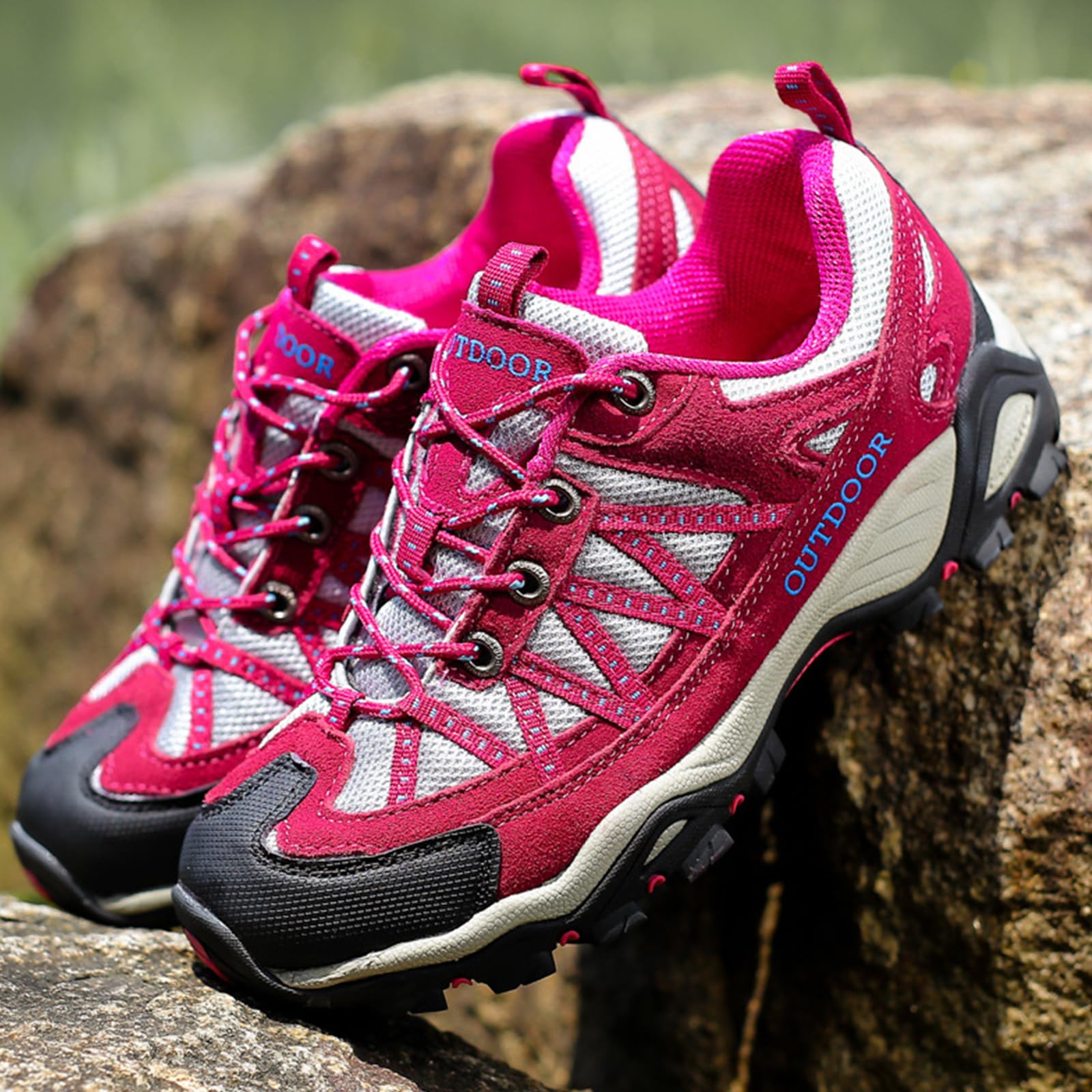 Zapatos de Senderismo Mujer Zapatillas de Trekking | Ligeras,Transpirable,informales,cómodos,Trail Running,montaña,Camping,al Aire Libre,viaje