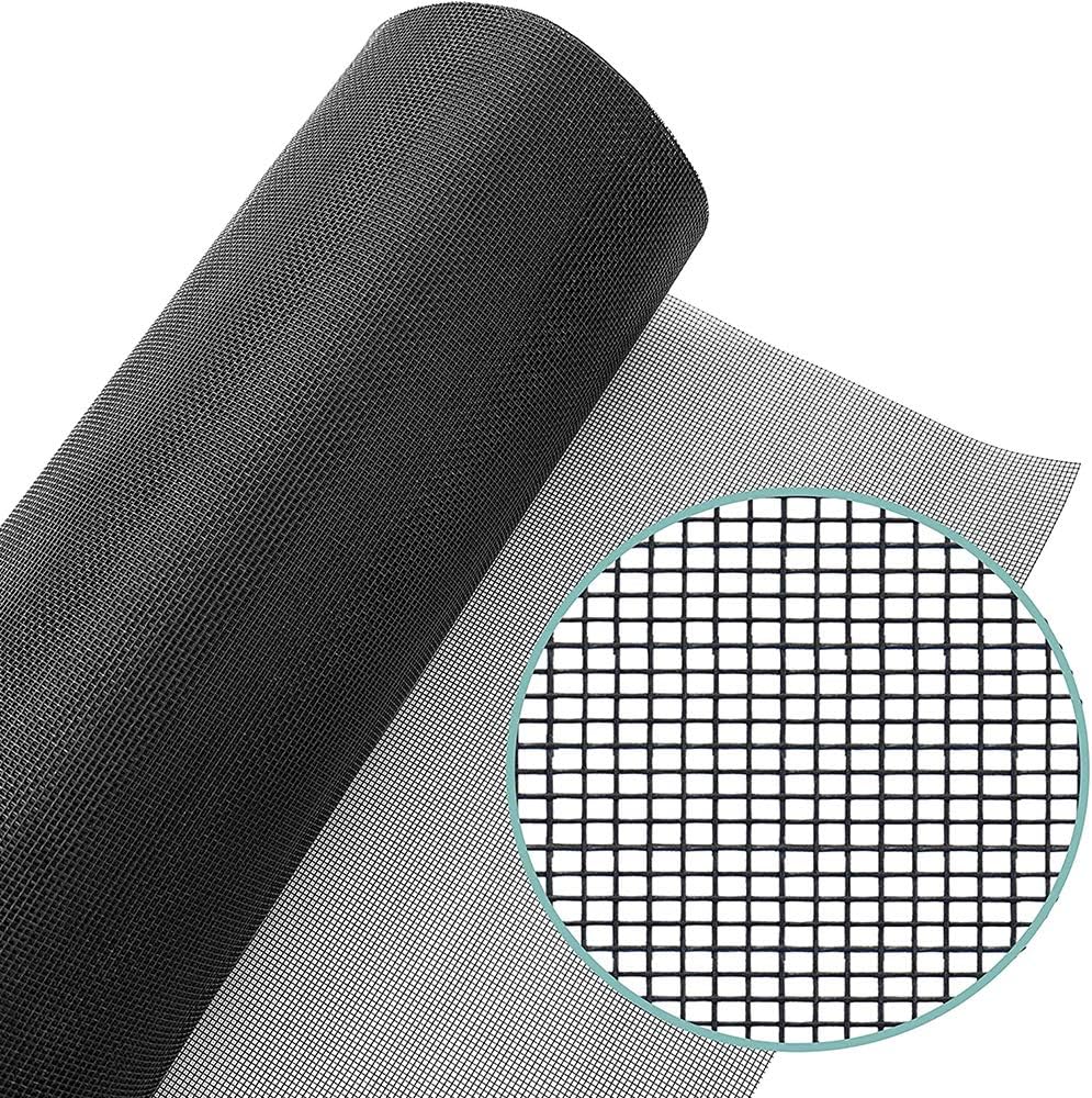 Buy Loboo Idea Window Screen Mesh, Replaceable Fiberglass Curtain Mesh ...