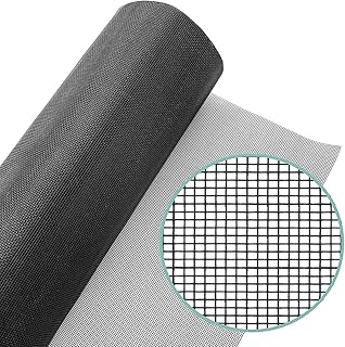 Loboo Idea Window Screen Mesh, Replaceable Fiberglass Curtain Mesh for Fiberglass Doors, Window Screen and Courtyard Wall...