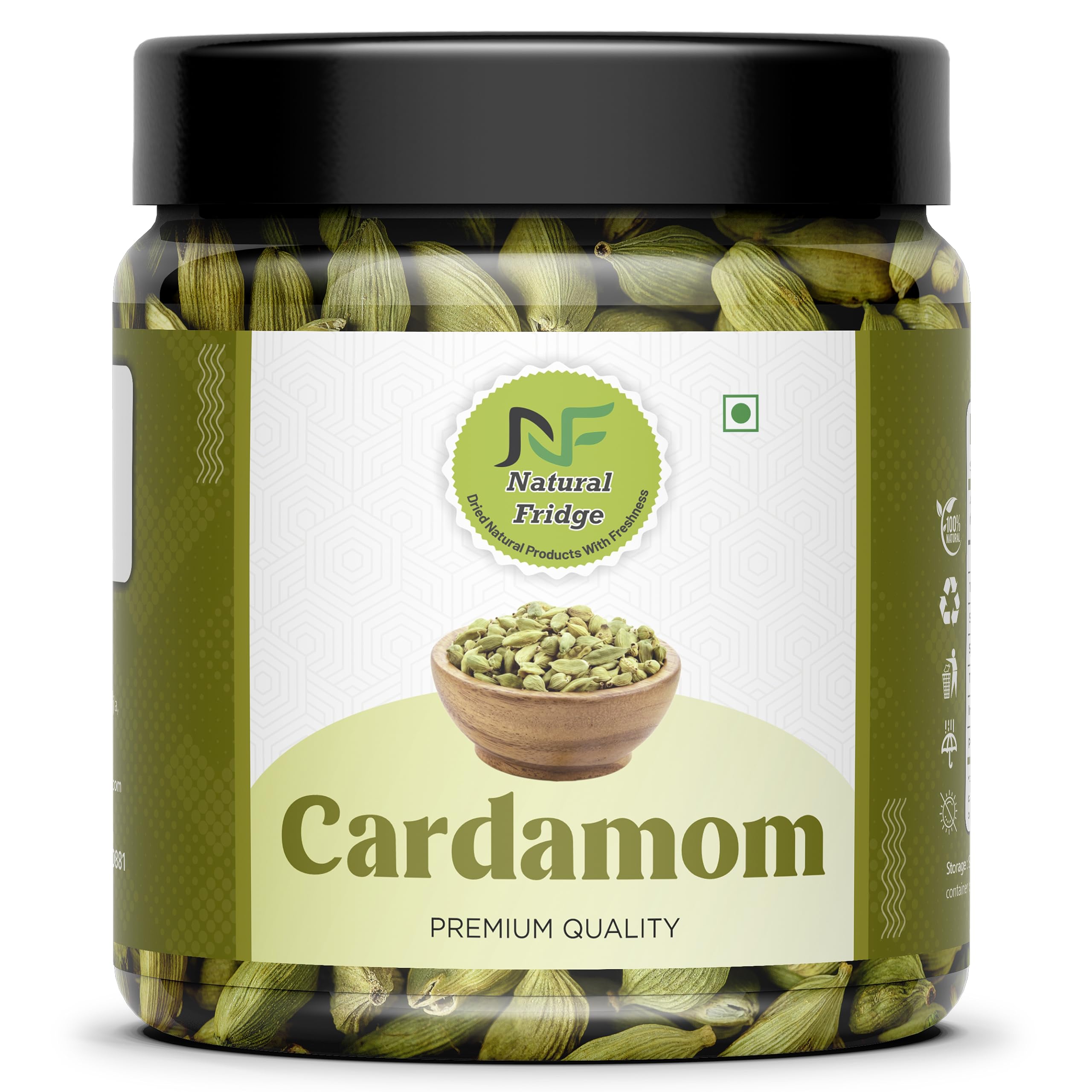 Natural Fridge 100% Organic Green Cardamom/Elachi 100g | Antioxidants, Boosts Digestion & Protects Liver (B0CHRTG4F5) Amazon Price History, Amazon Price Tracker