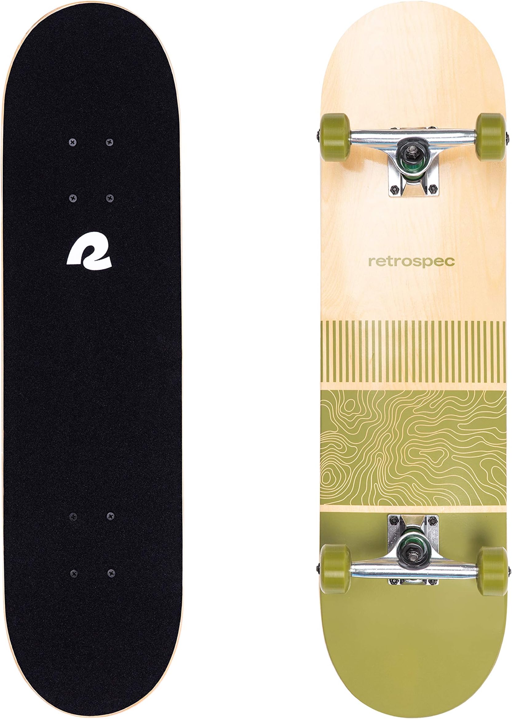 Retrospec Alameda Complete mit Abec-11 und Canadian Maple Deck Skateboard