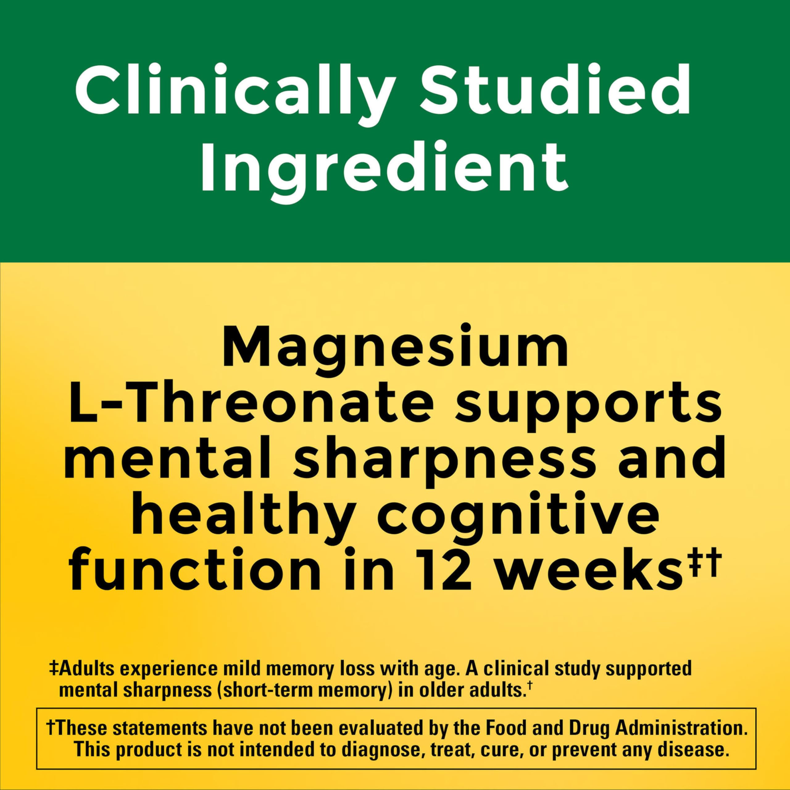 Nature Made Magnesium L-Threonate with Vitamin C & Vitamin D3, 90 Capsules — Amazon image 2