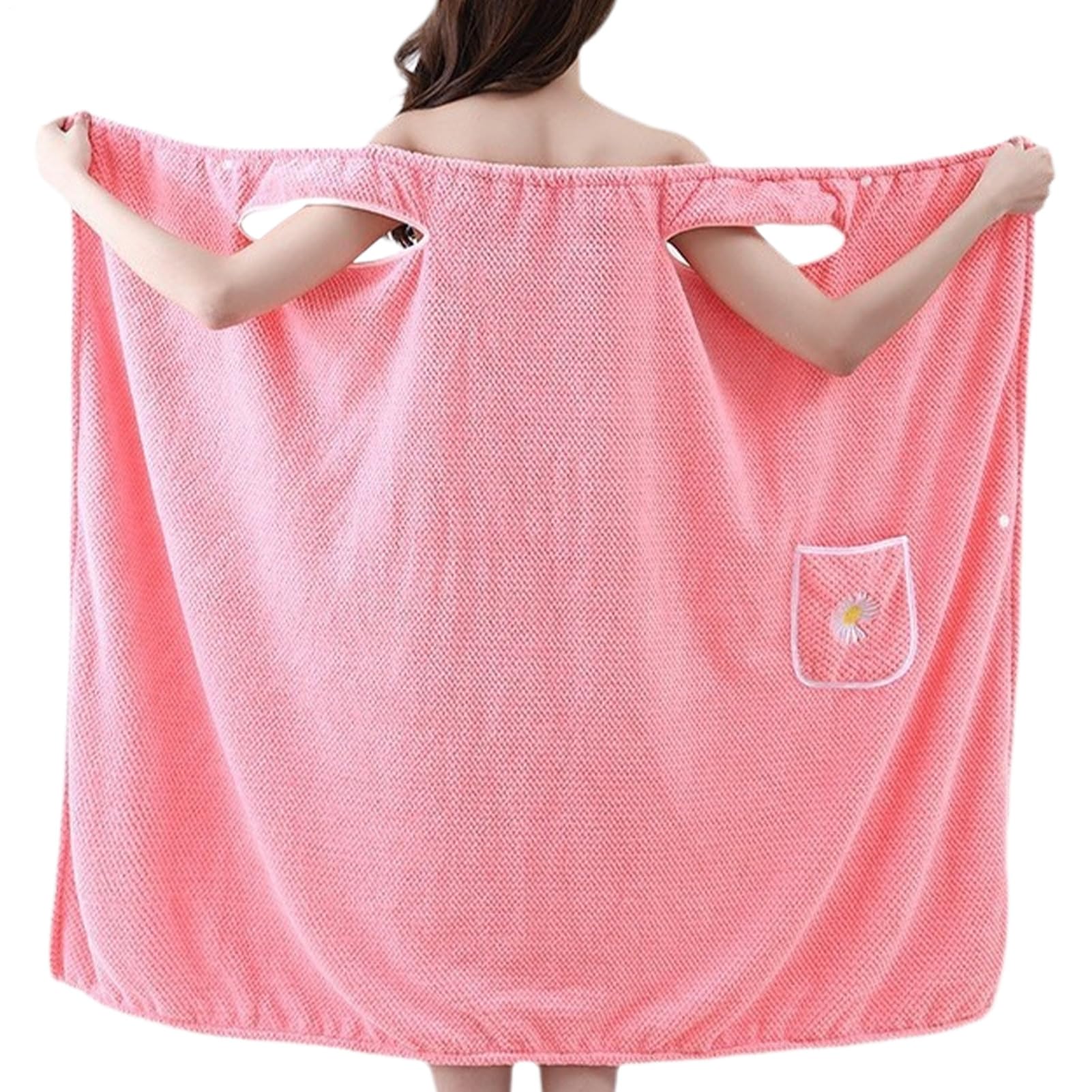 Towel Robe For Women After Shower - Bath Body Wrap Robe Absorbent, Quick Dry Bathrobe Coral Fleece Lightweight, Absorbent Bathing Skirt For Sauna Spa Shower, Bath Towels, Home, Swimming