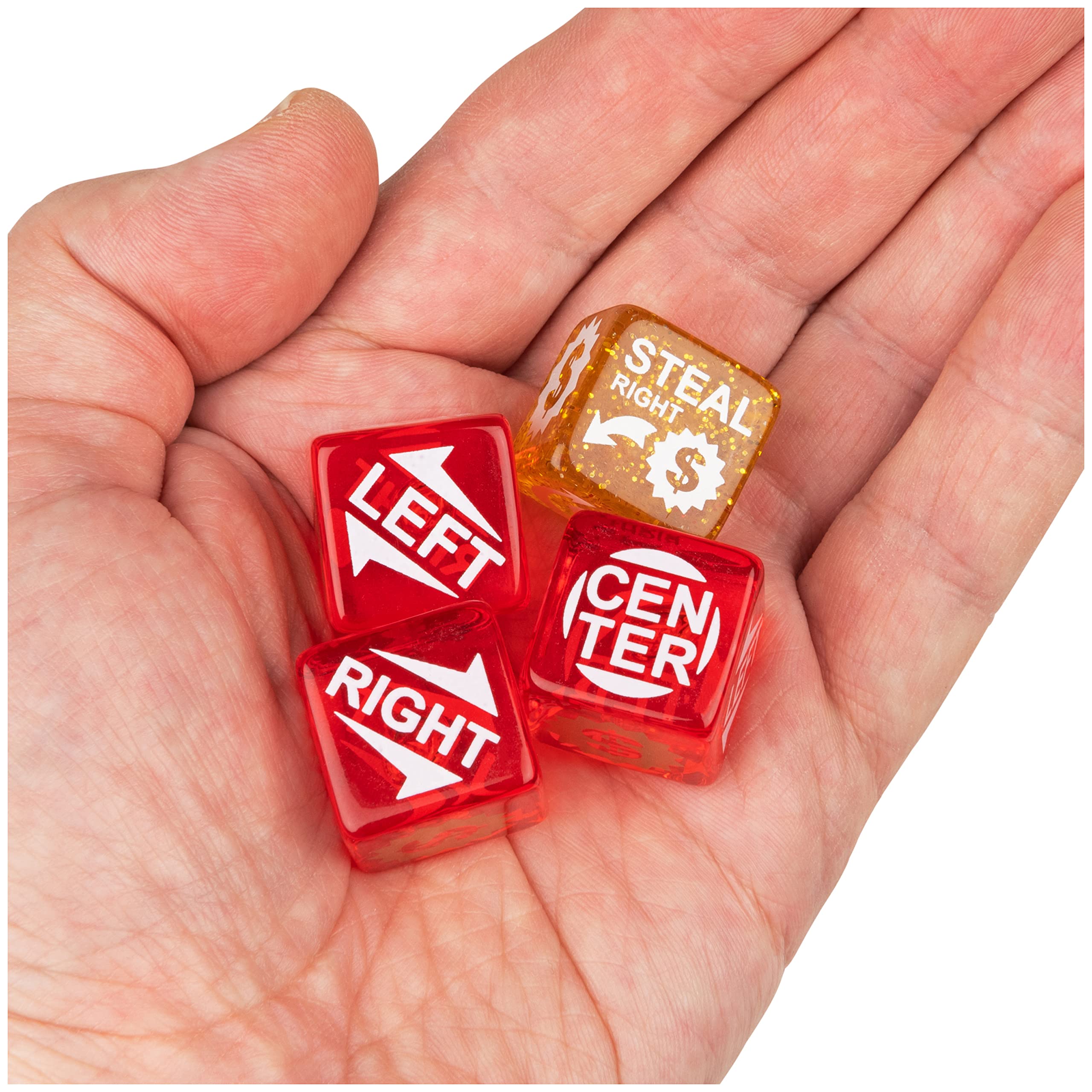 Amazon.com: The Game of Left Center Right, Jackpot Dice Game Small Group or  Large Party Family Travel Board Game Cool Fun Gift Idea, for Kids & Adults  Ages 8 and up :