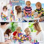 STEM Learning Pipe Tube Toys, Tube Locks Construction Building Blocks 96 Pcs - Multicolor Educational Building Blocks Set with Wheels& Spouts & Joints for Kids Ages 3+ Visit The FUBAODA Store