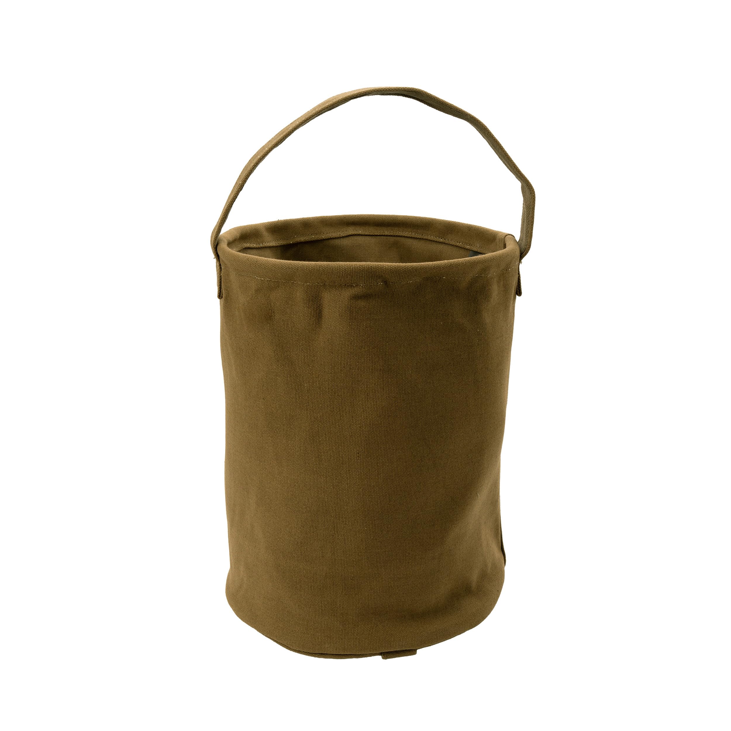 Rothco Canvas Water Bucket - Durable and Portable Container for Carrying Water, Tools, and Supplies