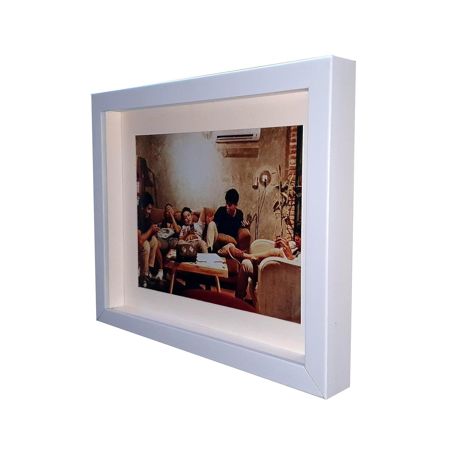 KALA POTLII Wall Decorative Wood Display Shadow Box Picture/Photo Frame for Home and Office