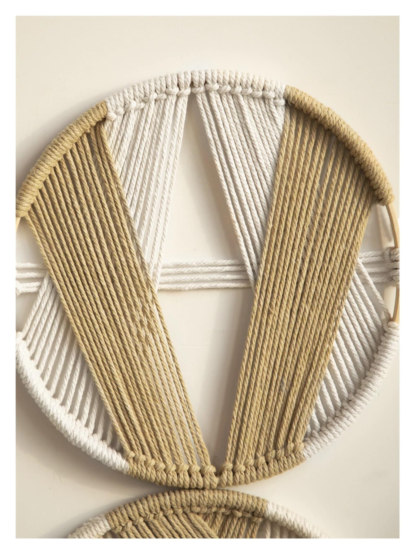 Traumfnger, Makramee mit Bambus, Boho-Wanddekoration, sthetische  Makramee, Heimdekoration, Schlafzimmer, Wohnzimmer, Geschenk, 2 Stck:  Amazon.de: Garten