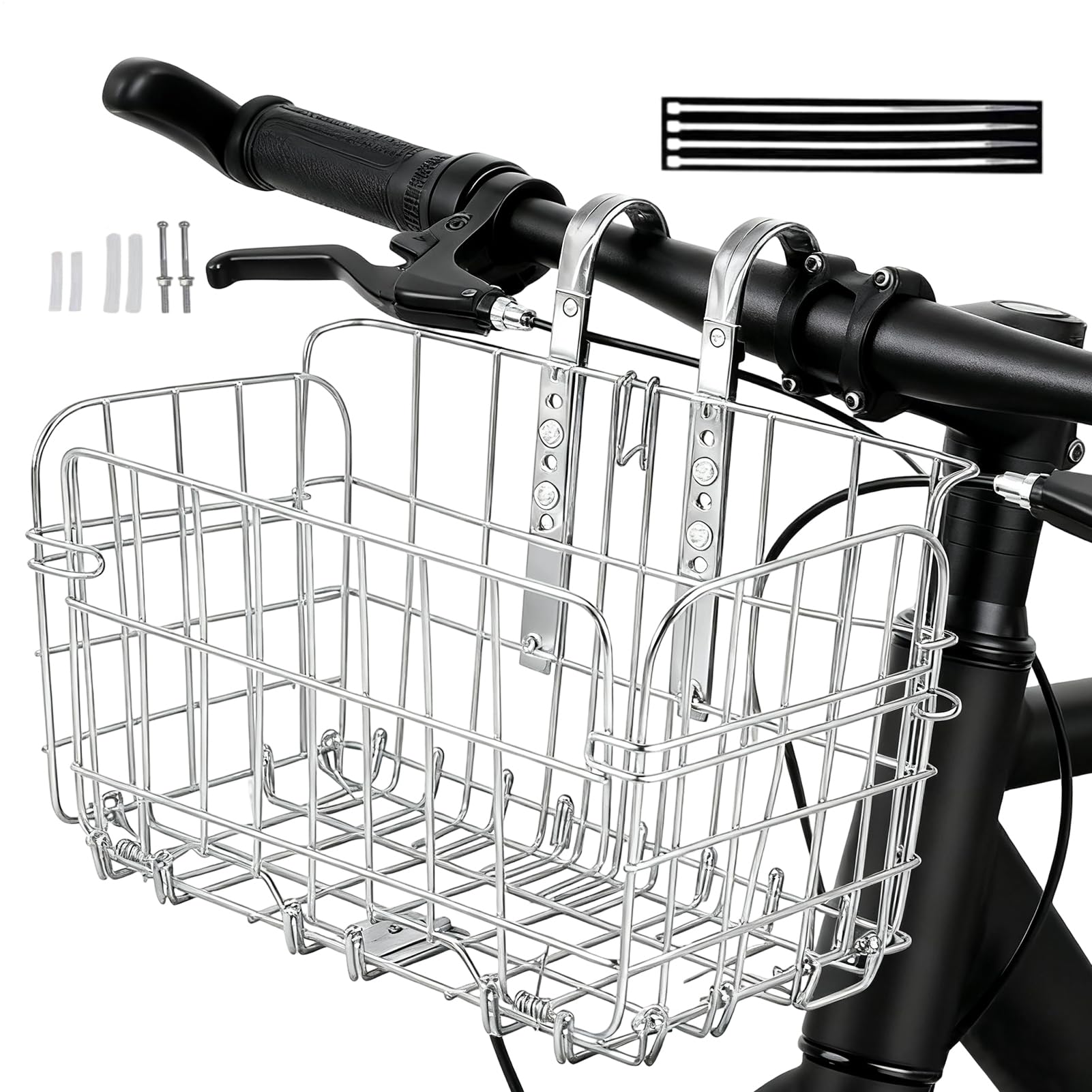 Cesta para Bicicleta | Accesorio Plegable para Ciclismo Soporte Ajustable