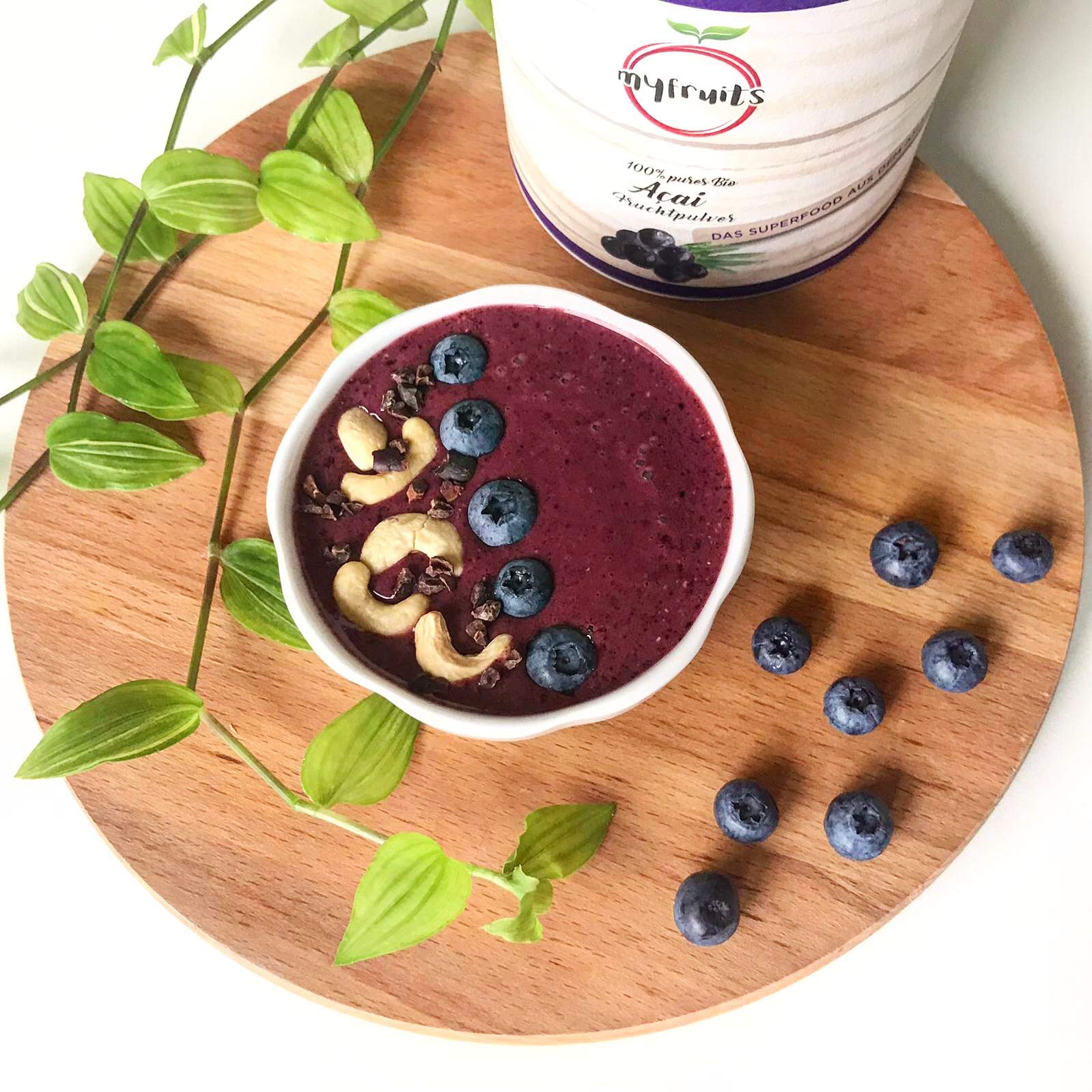 myfruits Bio Nibs kakao, 1000 g, kukurydza kakaowa bez dodatków, bez cukru, delikatnie prażone dla uzyskania czekoladowego smaku, do pieczenia lub musli
