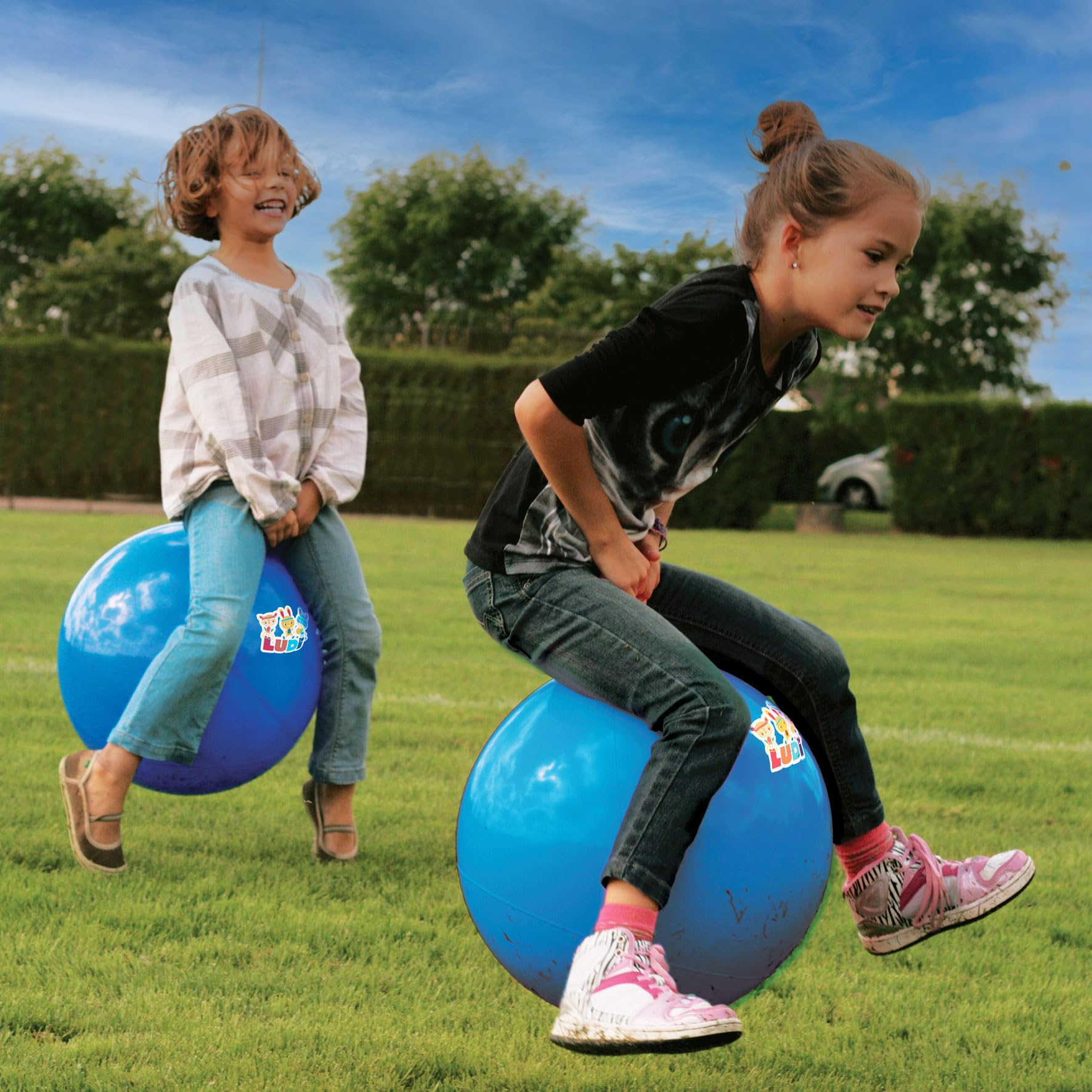 LUDI Pelota SALTARINA 45CM Azul