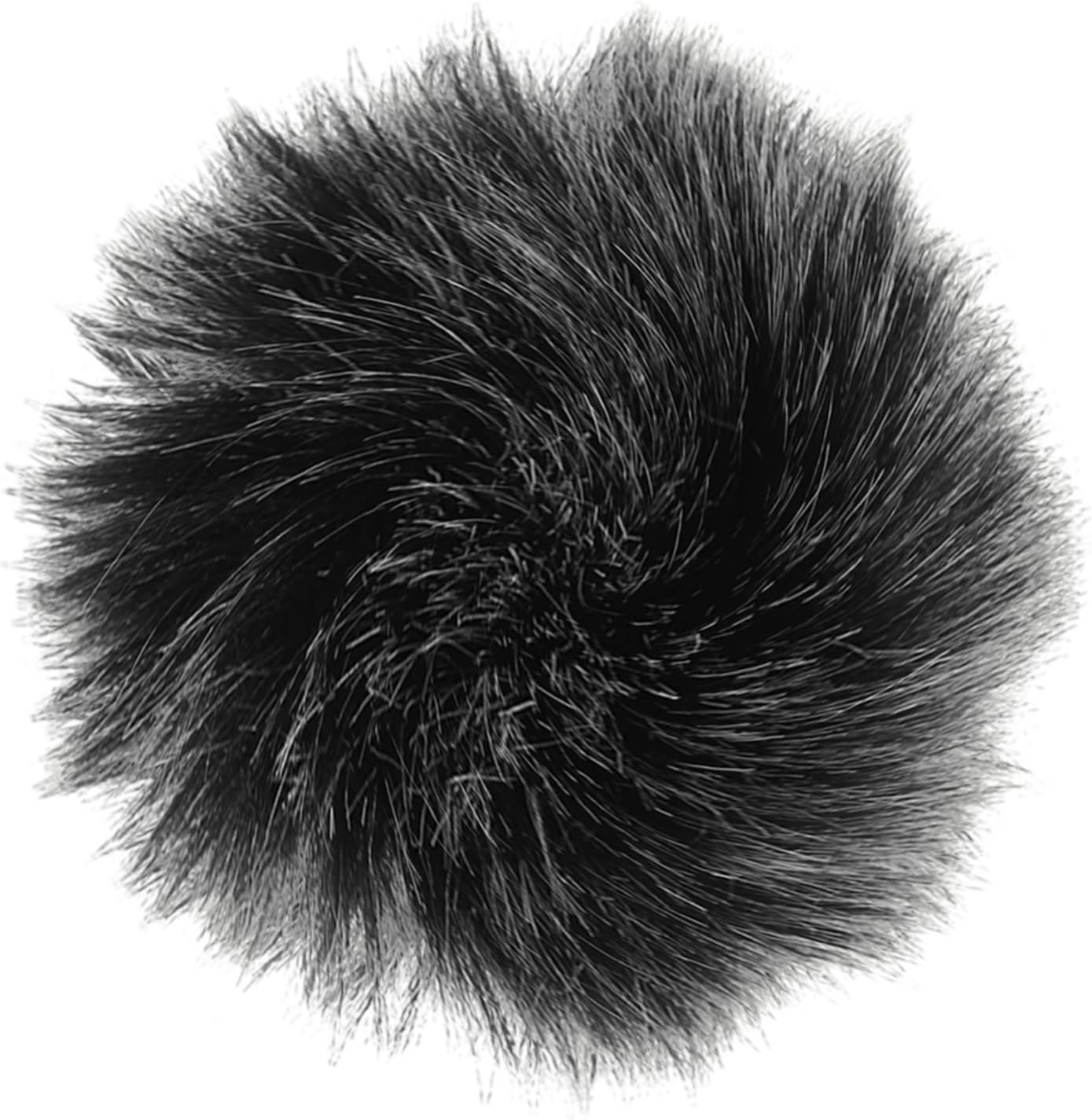 TecUnite 5 Pack Mini-Size Lapel Lavalier Microphone Furry Windscreen Muff (Gray)