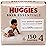 Huggies Size 4 Diapers, Skin Essentials Baby Diapers, Size 4 (22-37 lbs), 150 Count (6 Packs of 25), Packaging May Vary