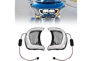 Premium Headlight Vent Accent LED Turn Signal Side Light Fit for Harley...