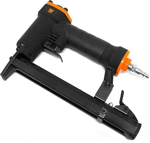 Miniatura 3 de WEN 61706 Grapadora neumática T50 neumática neumática de calibre 20 de 38 pulgadas para tapicería y carpintería