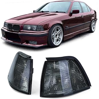 Blinker Schwarz Smoke Paar passt f r 3er BMW E36 Limousine Touring Compact 90-98