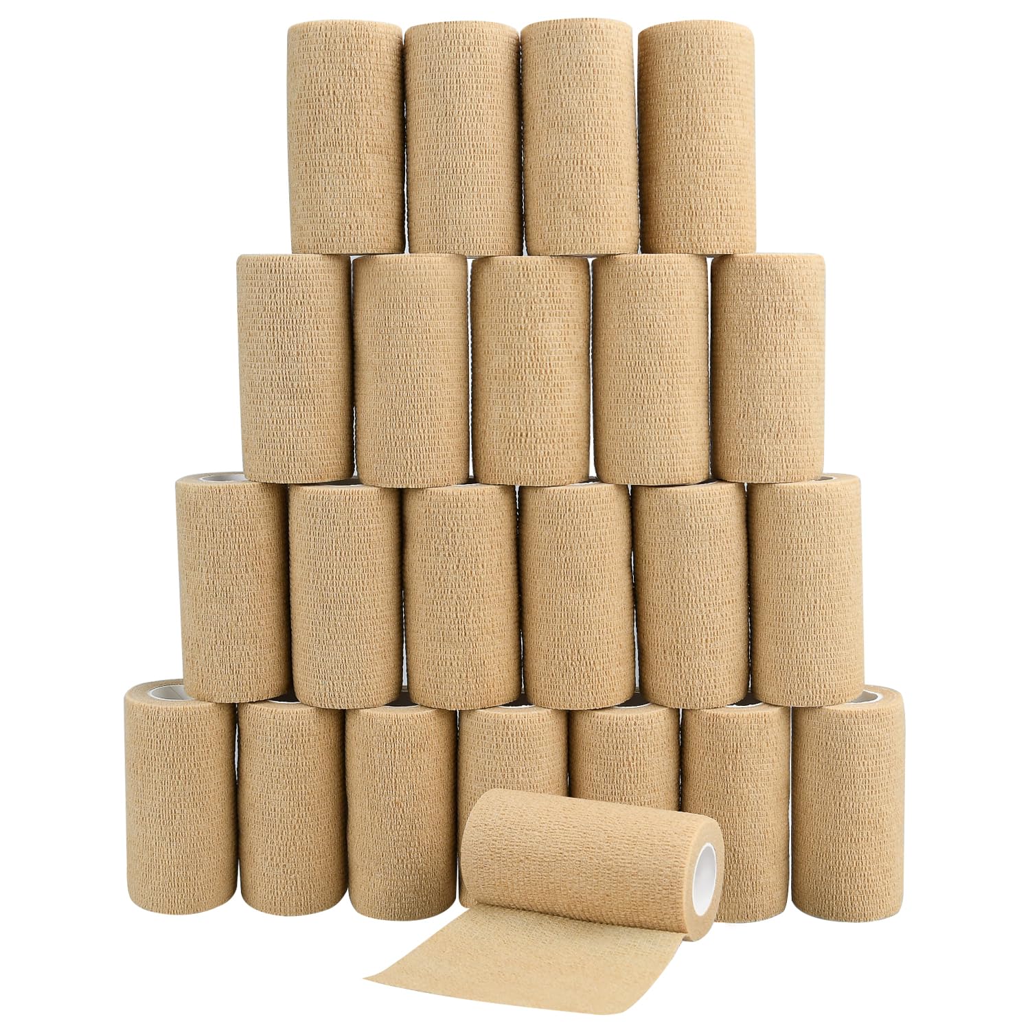 6pcs 2in Self Adhesive Bandage Wraps, 12 Colors, 5 Yard Wraps for Sports