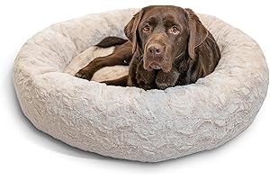 Moochpaws Cat and Dog Calming Donut Bed - Large 36"