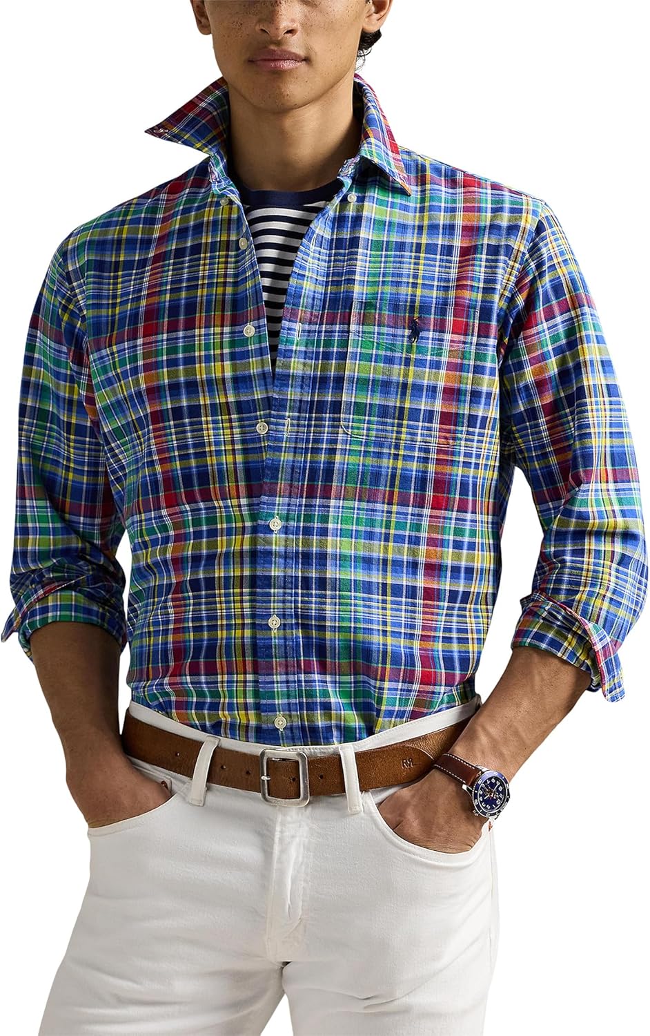 Polo Ralph Lauren Men's Classic Fit Plaid Performance Shirt