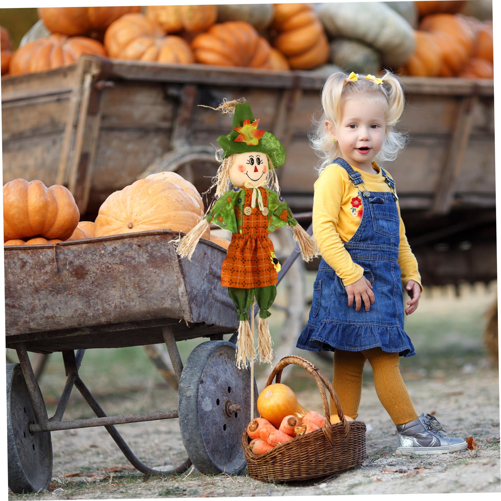 Épouvantail Adorable Happyyami Pour Halloween Et Thanksgiving - Décoration Jardin Festive Et Charmant