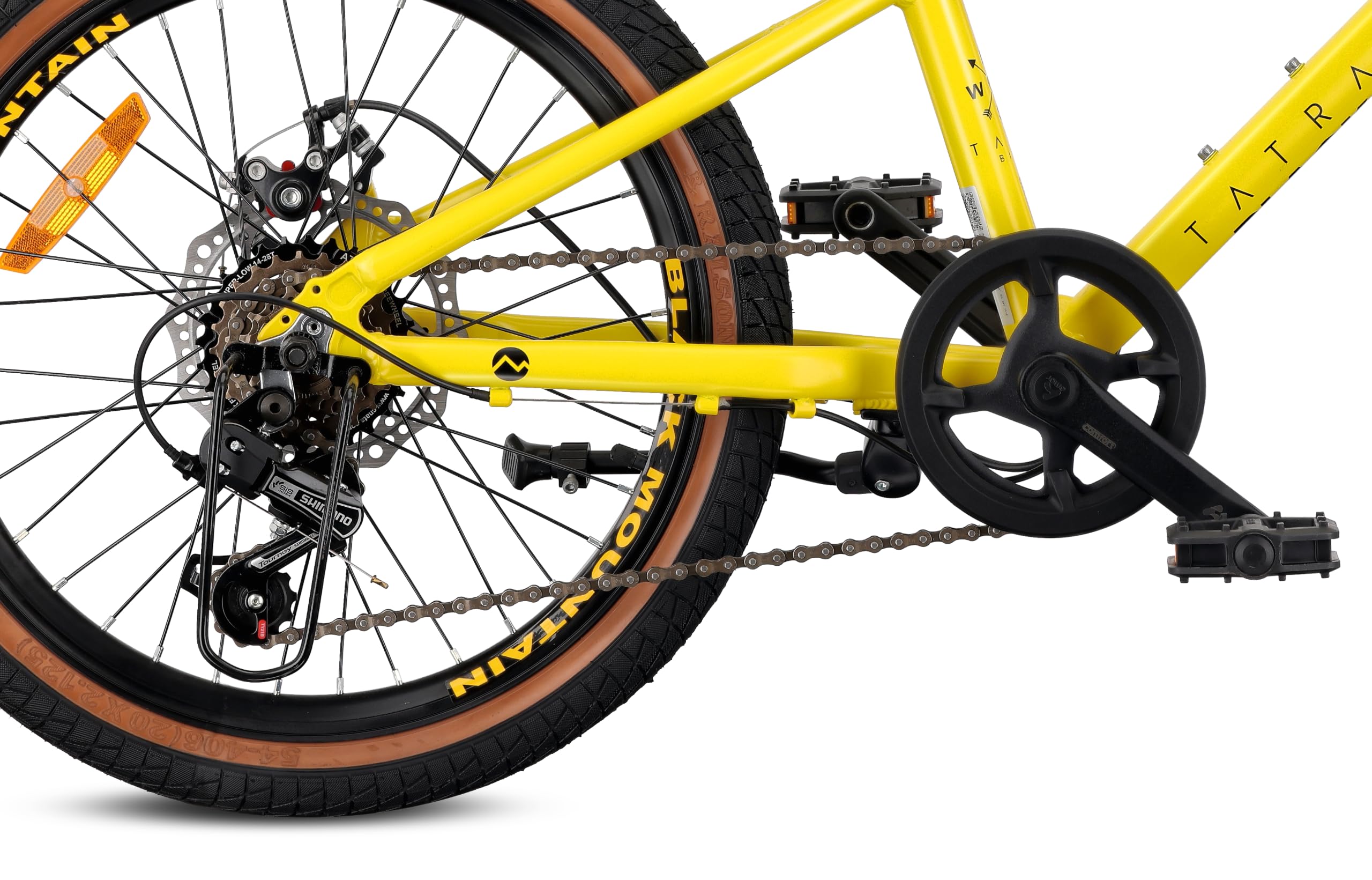 Tatra Bikes Kinderfahrrad 20 Zoll - Gelb
