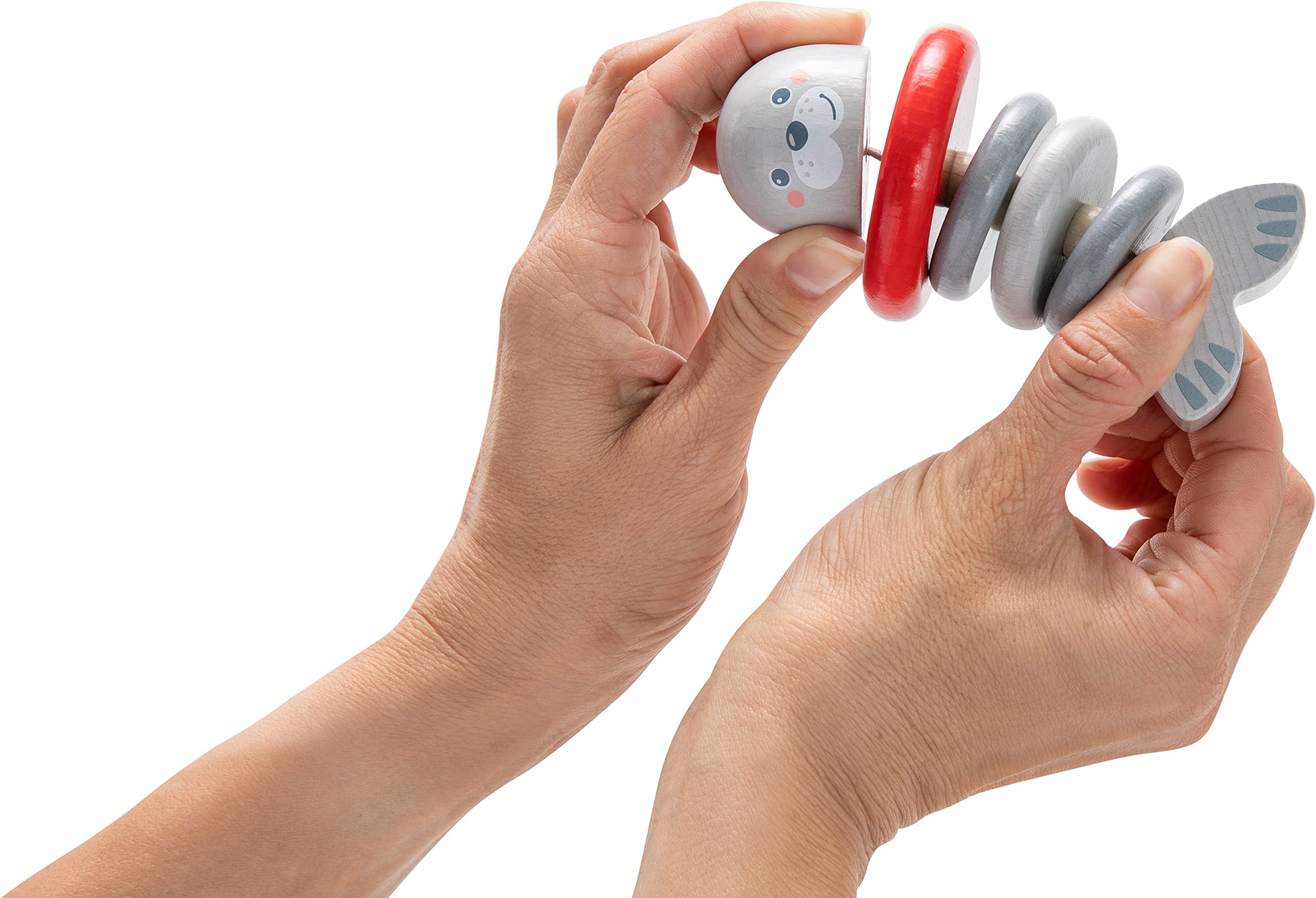 HABA 306691 - Rattle Figure Seal, Grasping Toy from 6 Months, Made in Germany