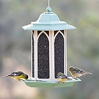 Vista 10 de Perky-Pet Pistachio Gazebo Feeder - Wild Bird Feeder - GAZ01, Pistachio - Holds up to 3.5 lb Seeds - Easy to Fill, Easy to Clean, Rust Resistant