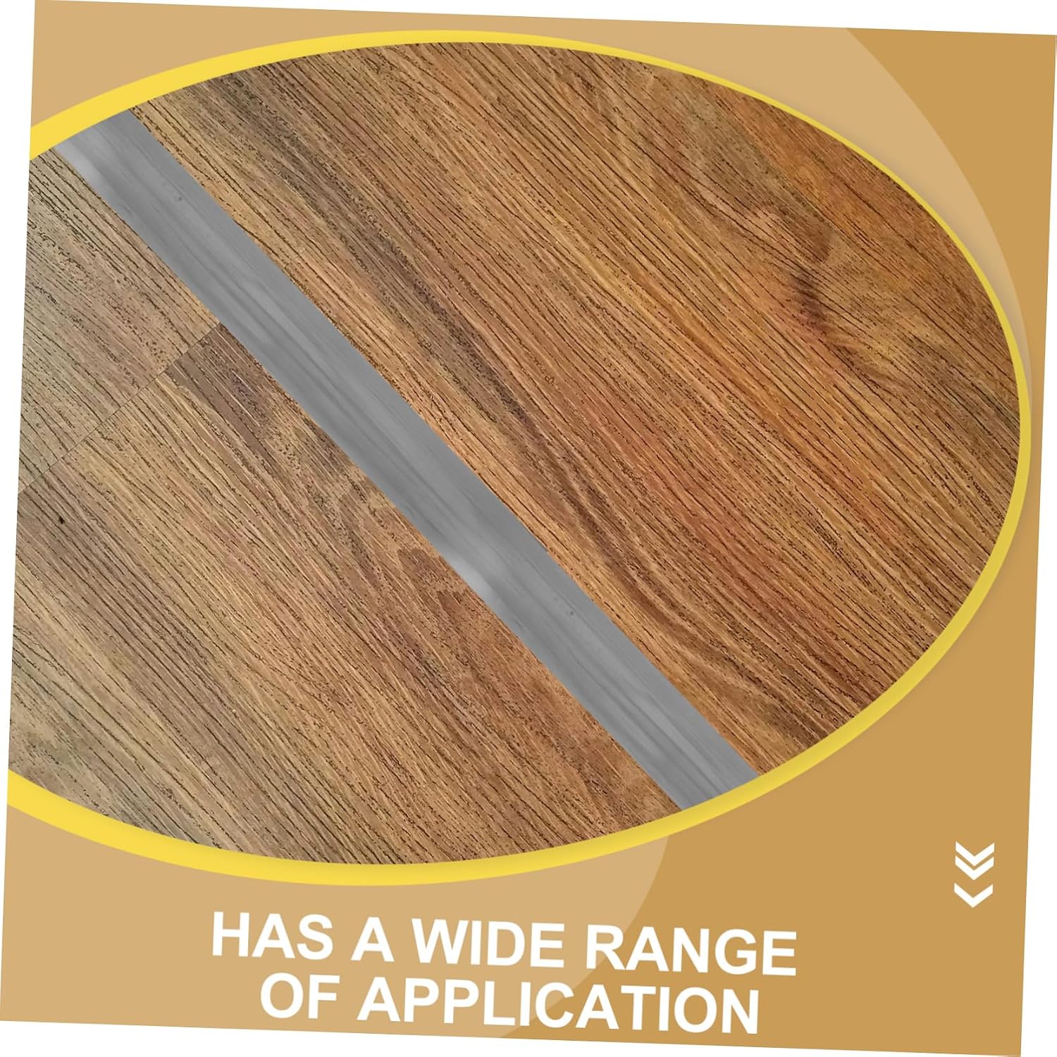 Floor Transition Strip Ramp for Doorways Vinyl Reducer for Wheelchairs Easy Installation for Use Gray Wood Grain Finish