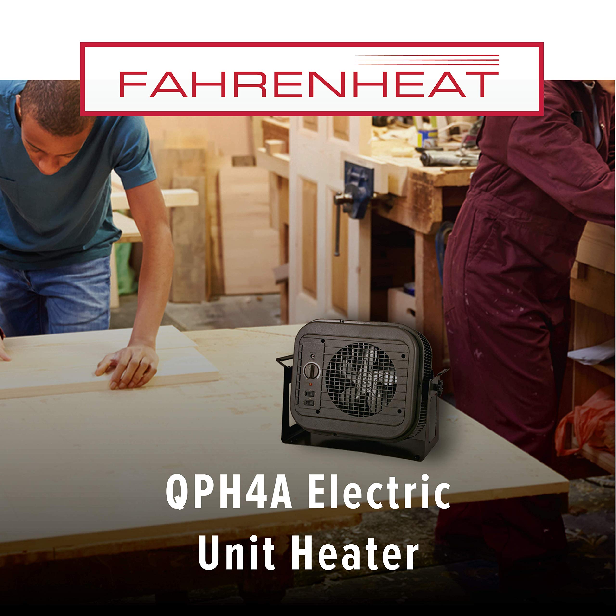 Fahrenheat NPH4A Freestanding Heater with Built-in Handles, 4000 Watt, 240  Volt, Portable or Mountable, Bronze - Workshop Heaters - Amazon.com