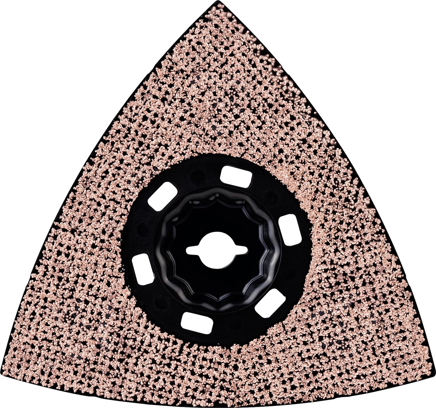 Bosch Professional 1x Hoja de multiherramienta Expert Sanding Plate MAVZ 116 RT6 (para Plásticos con fibra GFK, CFK, Ø 116 mm, grano 60, accesorios Multiherramienta)