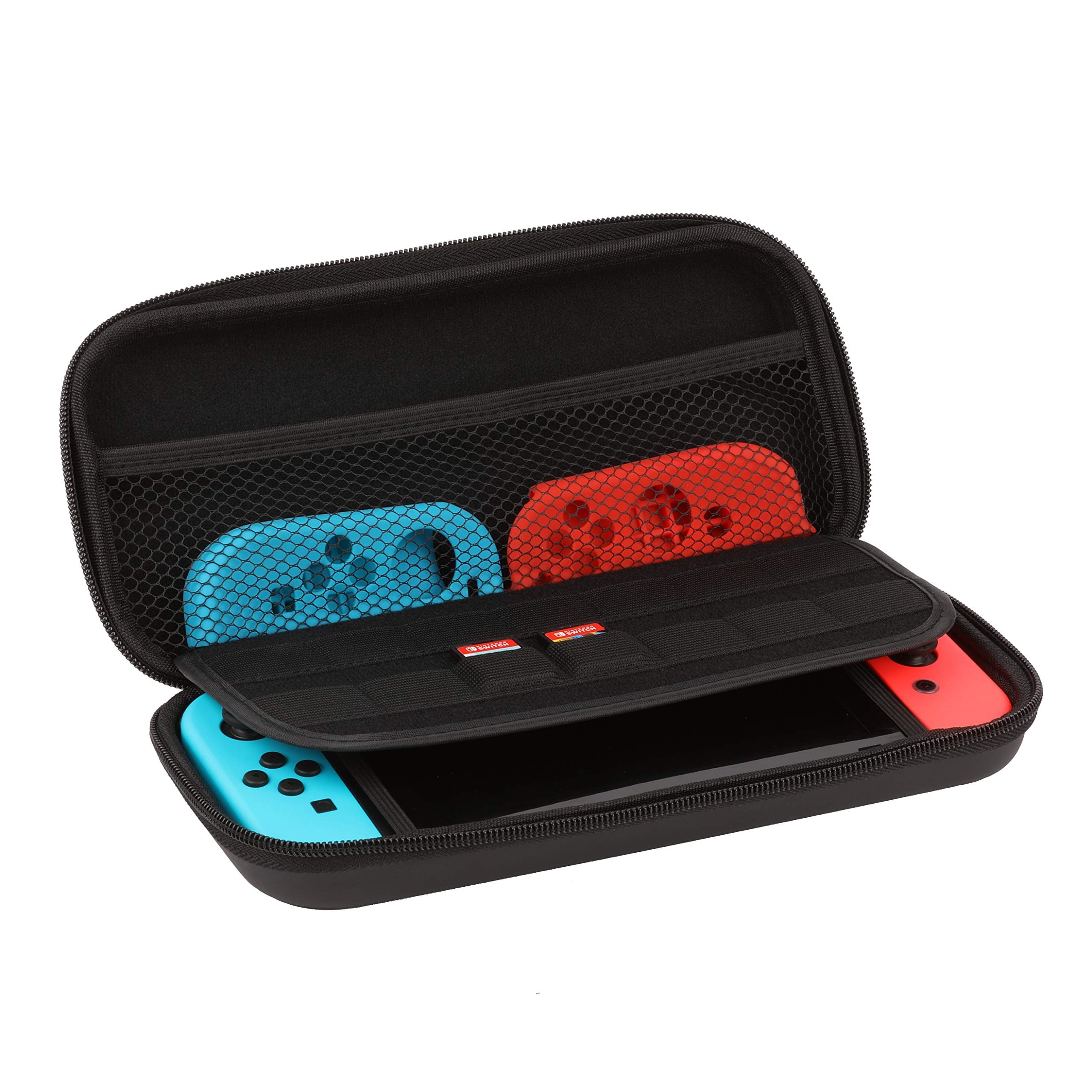 Konix My Hero Academia Funda de protección y Transporte para Nintendo Switch, Switch Lite y Switch OLED - 8 Juegos - Diseño My Hero Academia - Negro — view 97