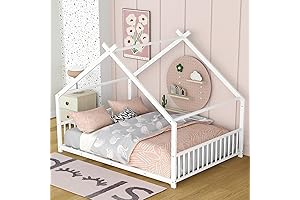 Montessori Metal Floor Bed for Full-Sized Serenity