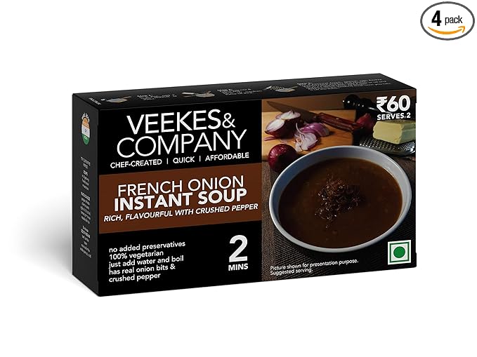 Veekes and Company Gourmet French Onion Soup Mix (Pack of 4)