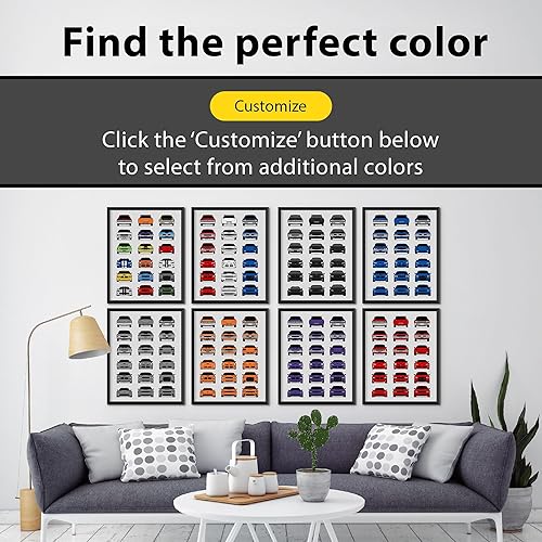 Vista 41 de Handmade Poster compatible with Dodge Charger Generations and Print of Dodge Charger - Multi, 11x14" Metallic Print (Unframed) - Gift for Car 3A.