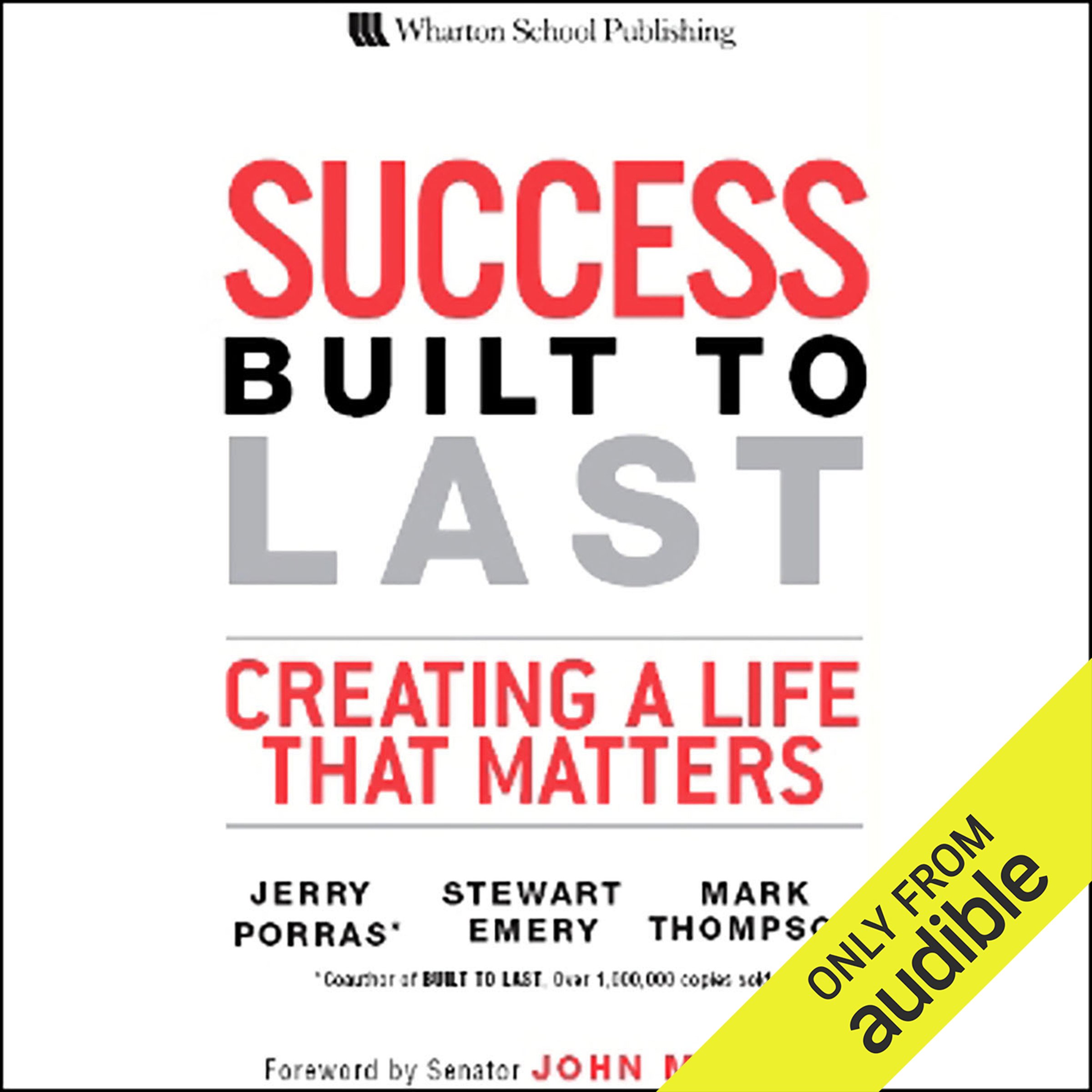 Cover art for Success Built to Last