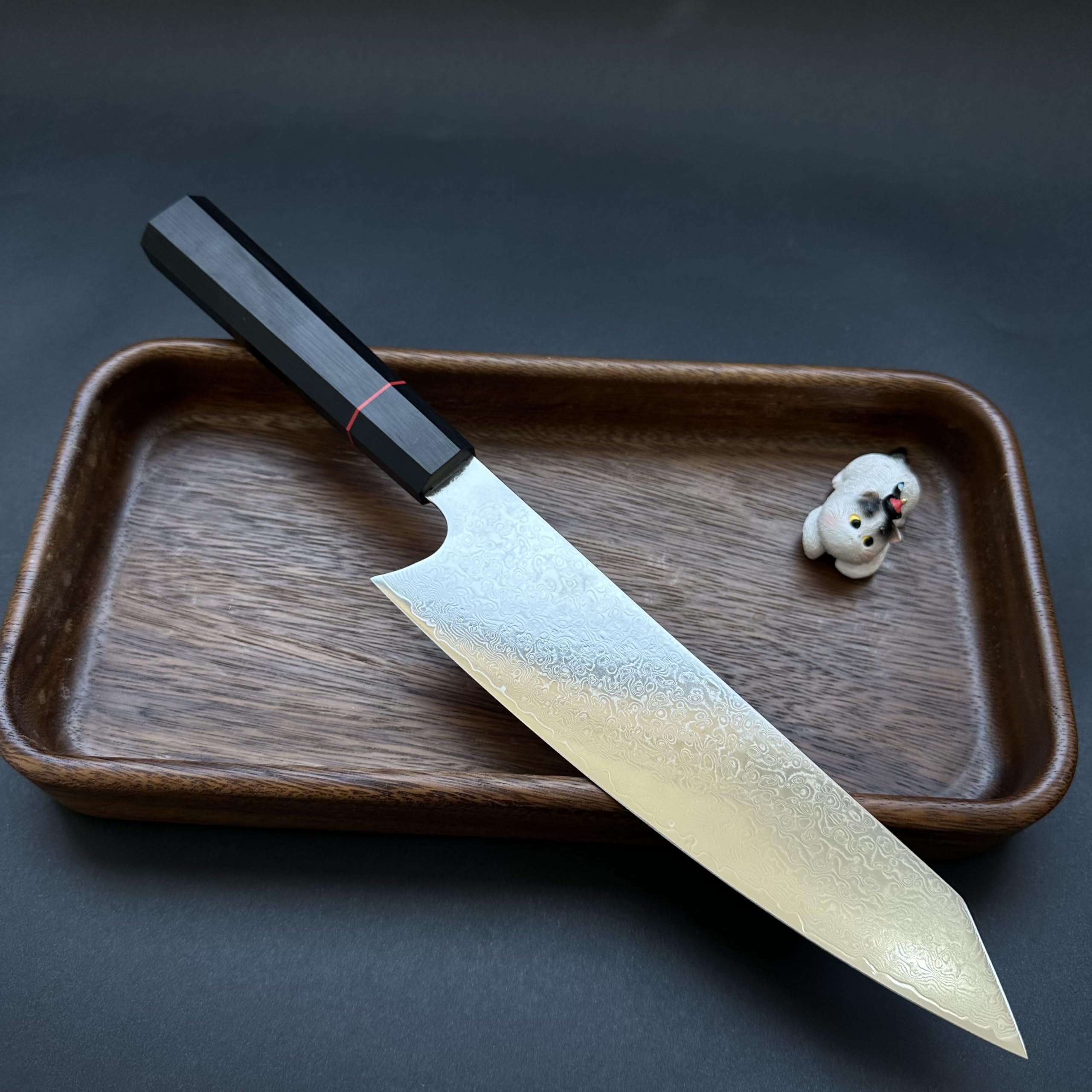 Amazon | ZenCuts 牛刀包丁 210mm ダマスカス VG10 職人手研ぎ 片刃 超