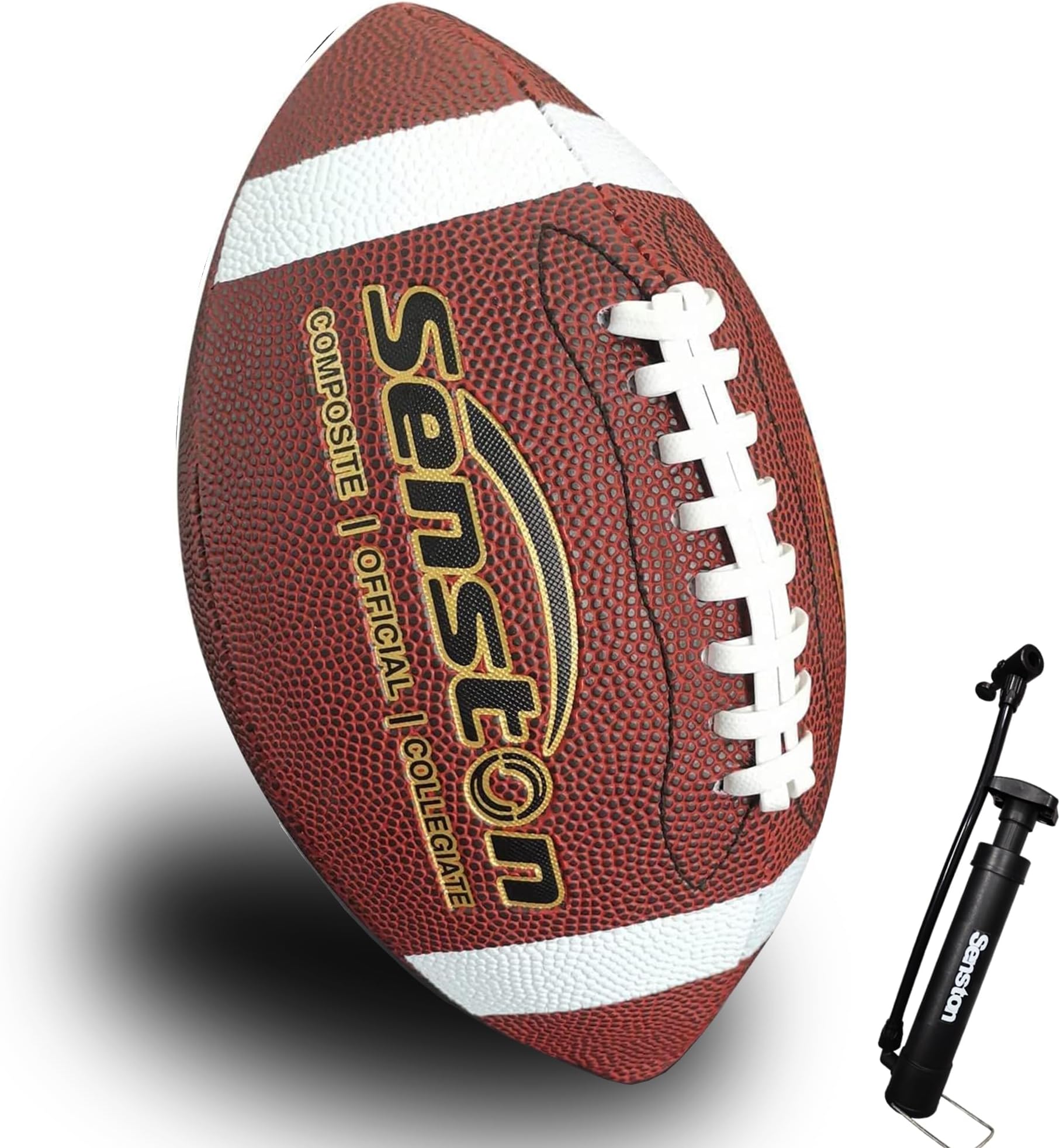 Senston American Football Official Size 9 for Training with Pump…