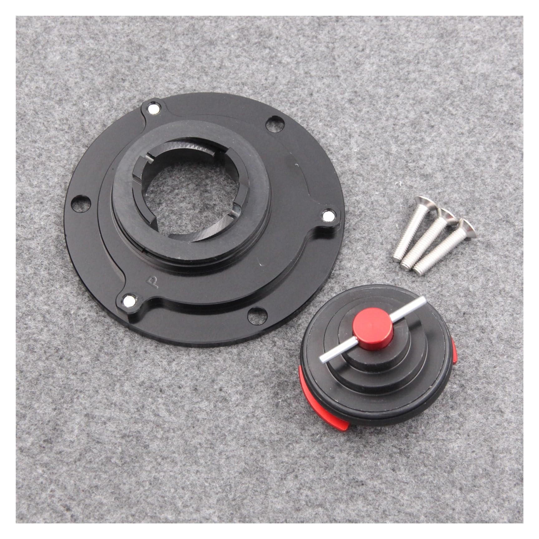 Tappo Serbatoio Gas Tubo Accessori Per Moto Copertura Del Tappo Del Serbatoio Del Carburante Per Street Triple 2007-2008 Copertura Del Tappo Del Serbatoio Del Carburante Per Moto(Silver)