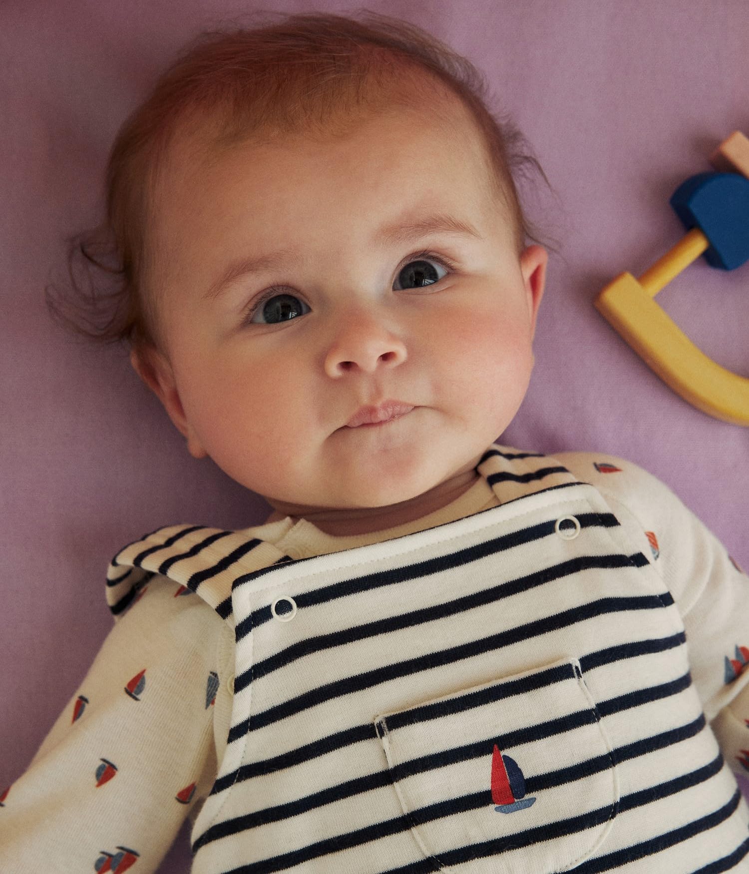 Petit Bateau Ensemble Salopette Mixte bébé