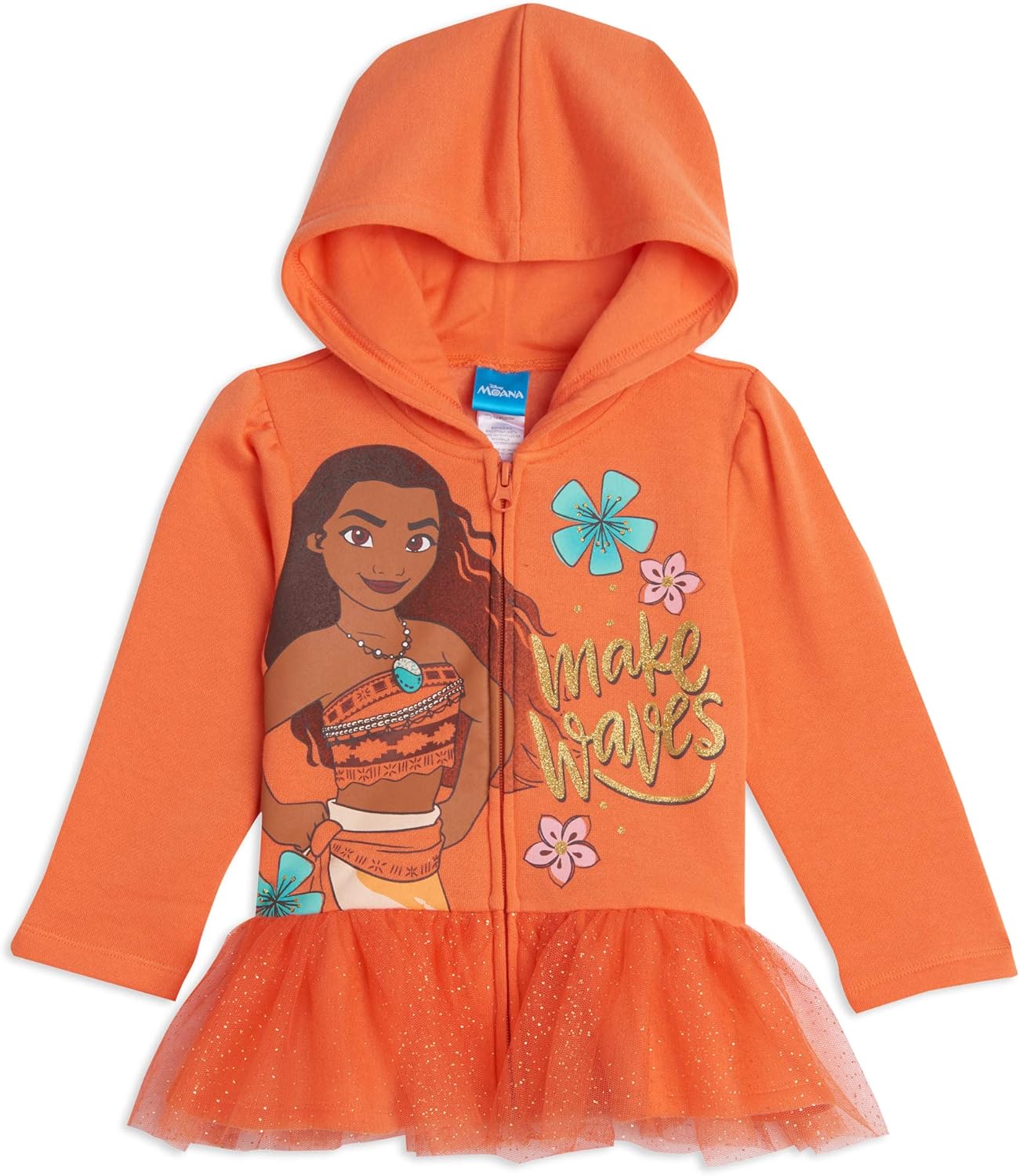 Disney Girls' Fleece Zip-Up Hoodie for Baby & Kids
