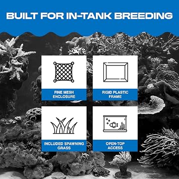 Penn-Plax NB2 Net Breeder Deluxe | Easily Separate Fry for Safety | Simple to Install and Adjust