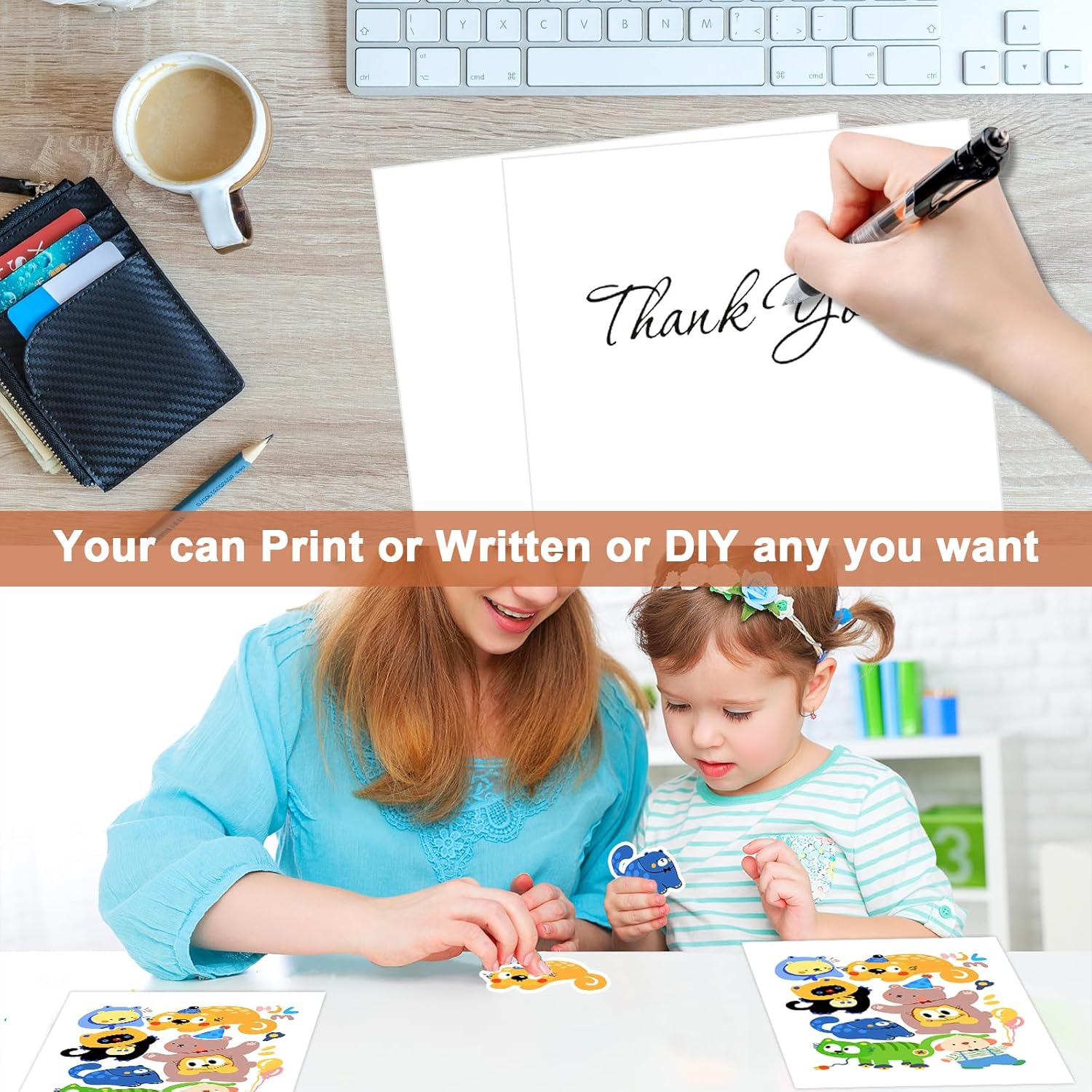 8.5" x 11" Shipping Labels Paper (50 Sheets, 50 Labels), Full Sheet Sticker Labels,Self Adhesive Full Sheet White Matte Label Paper, Address Sticker Labels for Laser & Inkjet Printer - Image 5