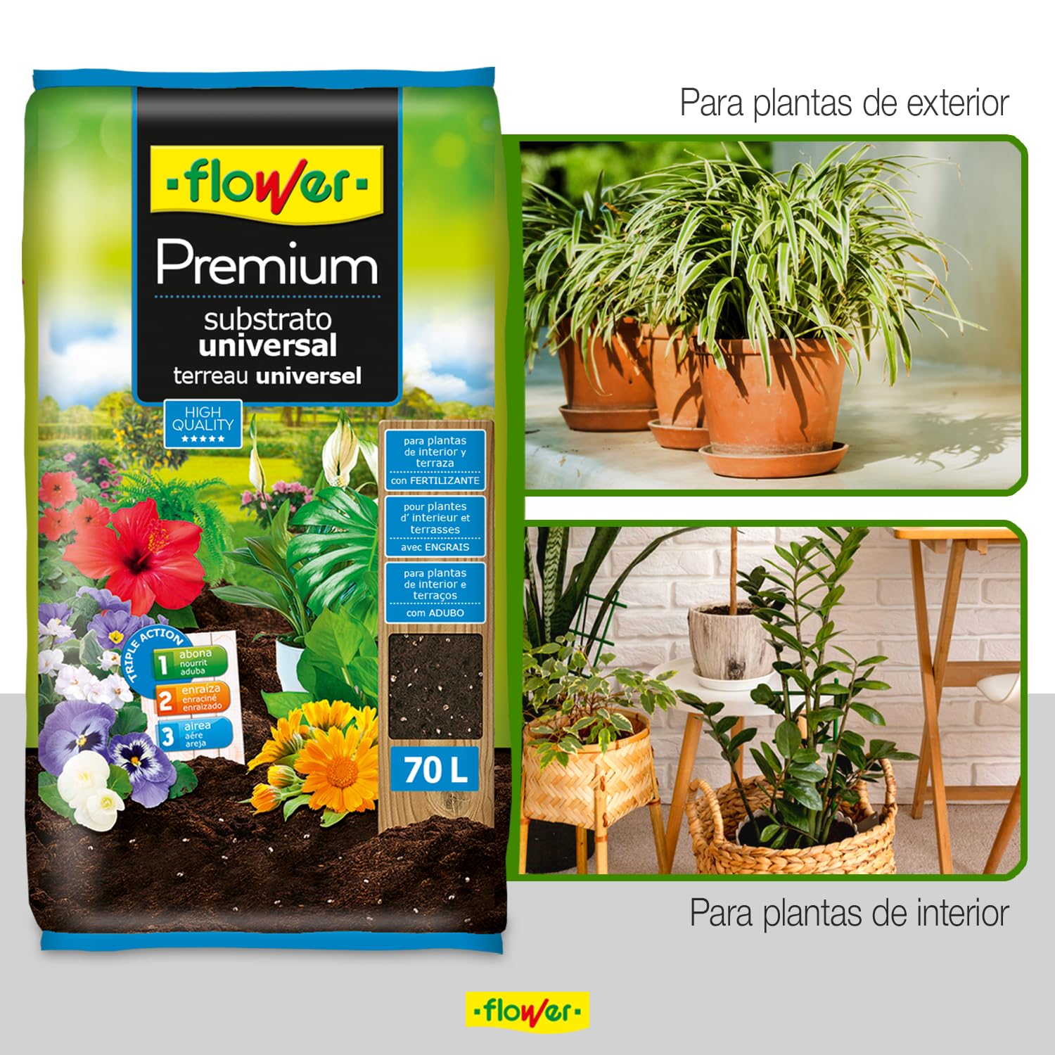 Flowers 4 – 80144 – substrato universelle Premium 70L