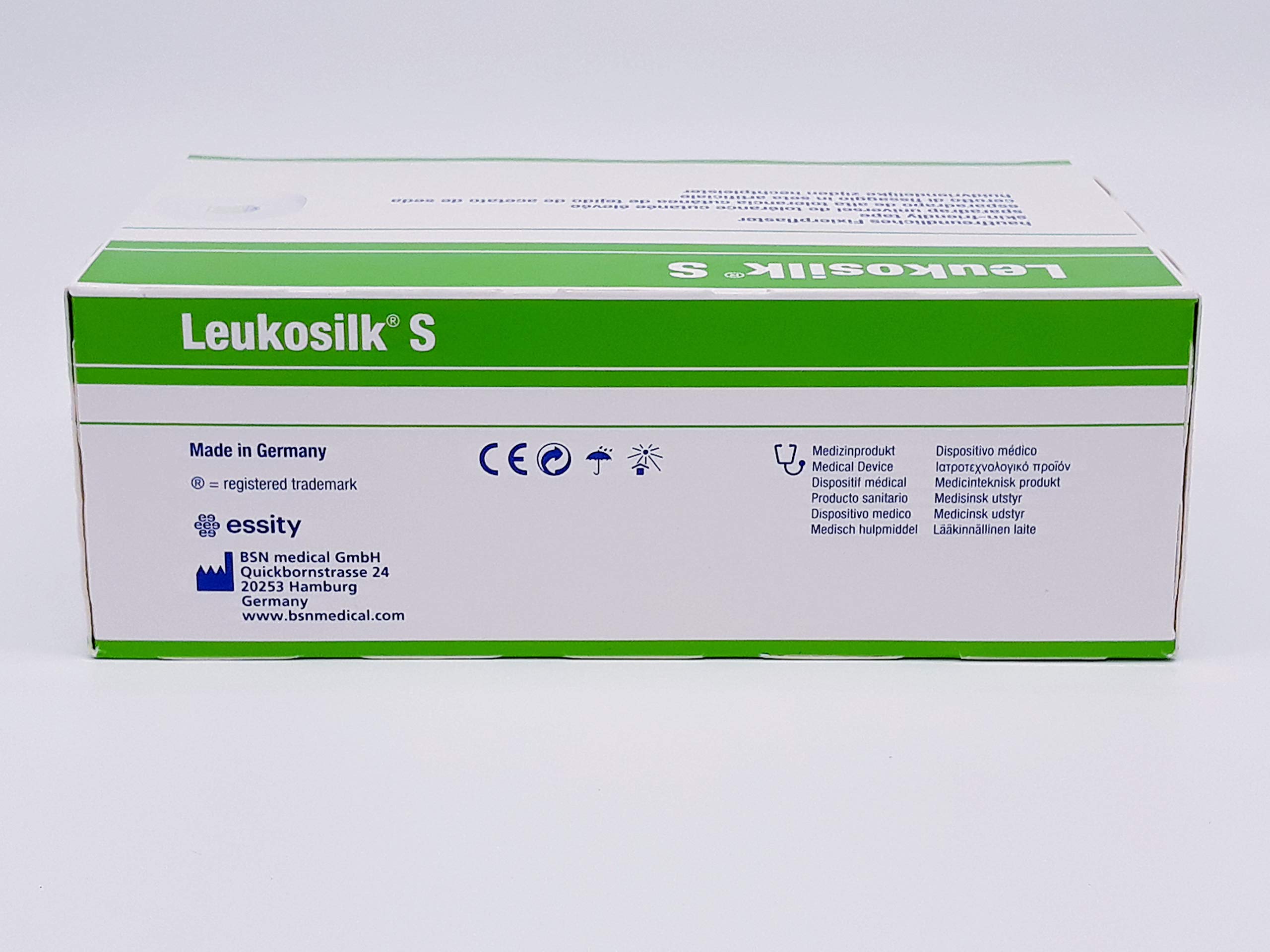 Leukosilk Cerotto 2,5 Cm X 9,2 M - Confezione Da 12 Pezzi, Impermeabile, PZN 04593681 - 3