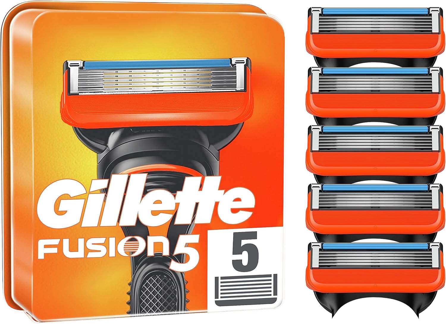 5 cuchillas de recambio Gillette Fusion 5 por 14,27€ marcando aplicar cupón en compra recurrente (compra 3 por el precio de 2)