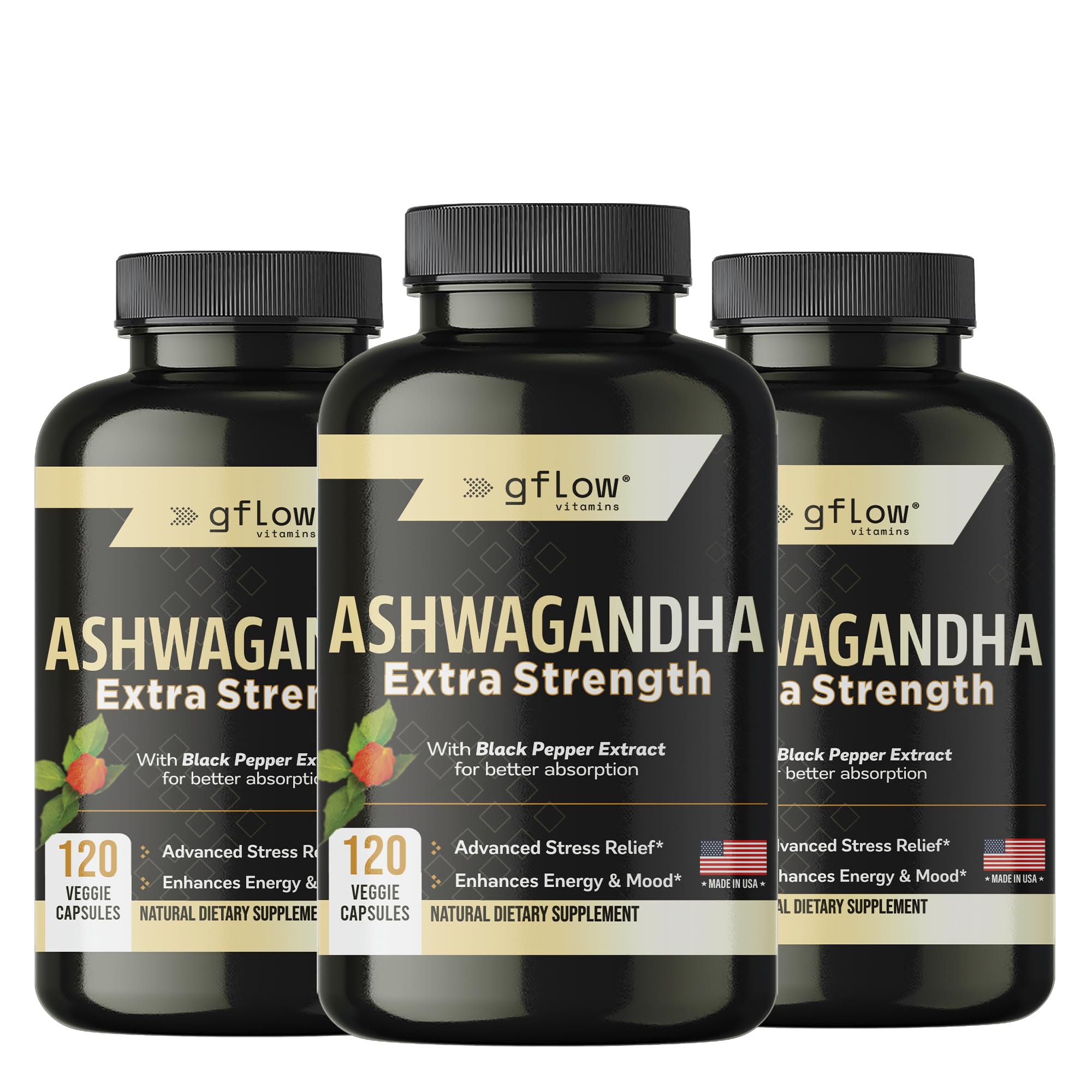 gflow vitamins Ashwagandha Supplements for Women and Men — Amazon image 10